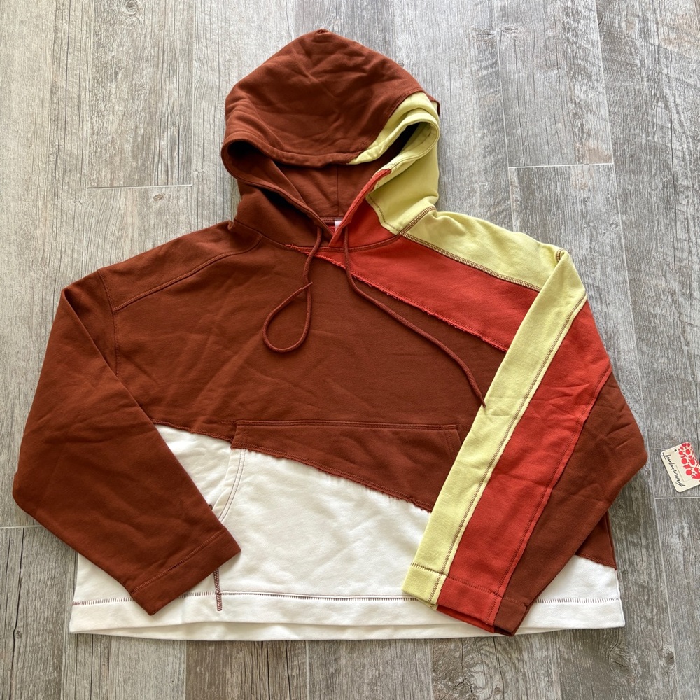 Free People FP Movement Oversized Crop Hoodie